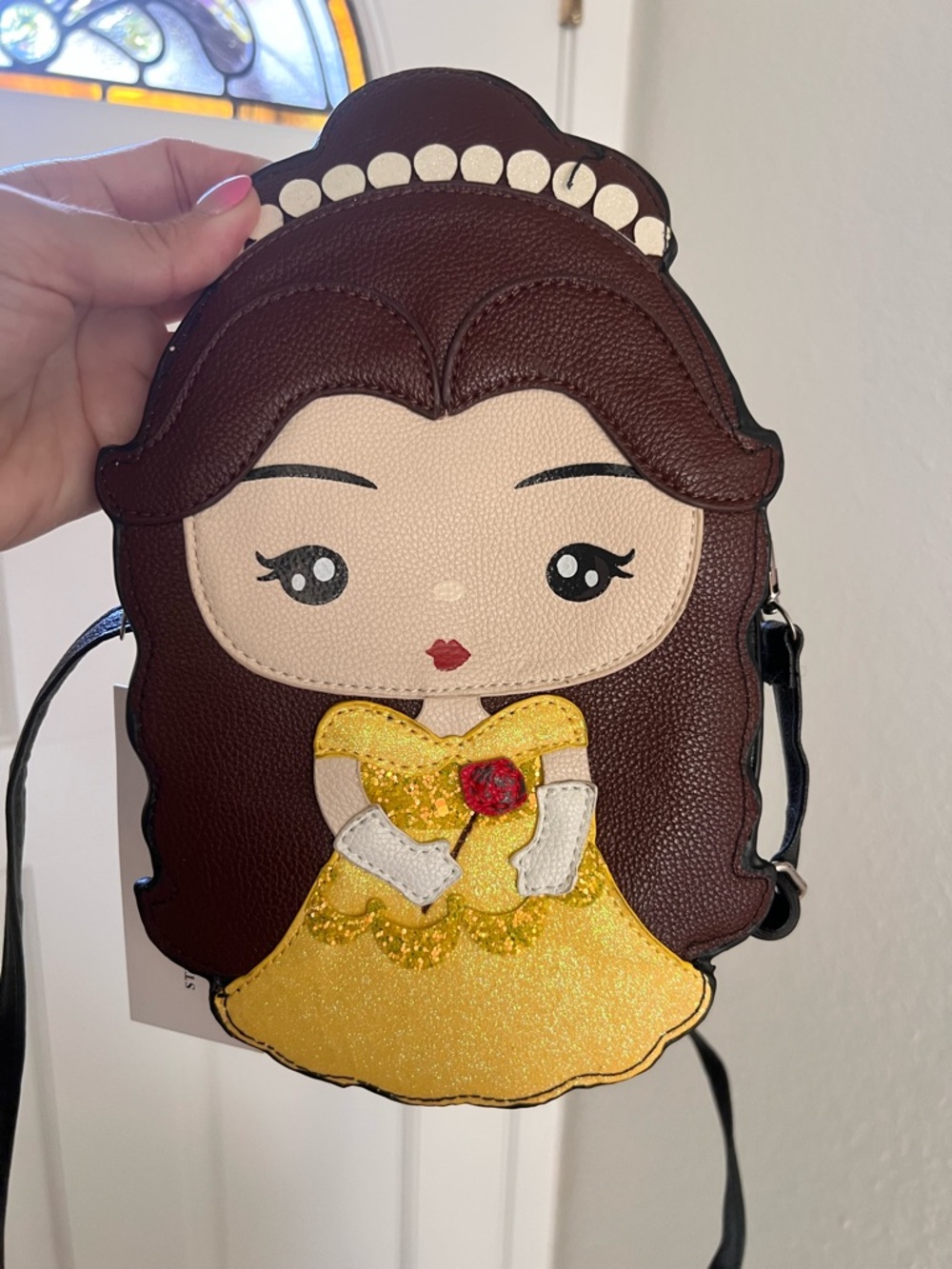 Cute Yellow belle sleepyville critters Crossbody Bag